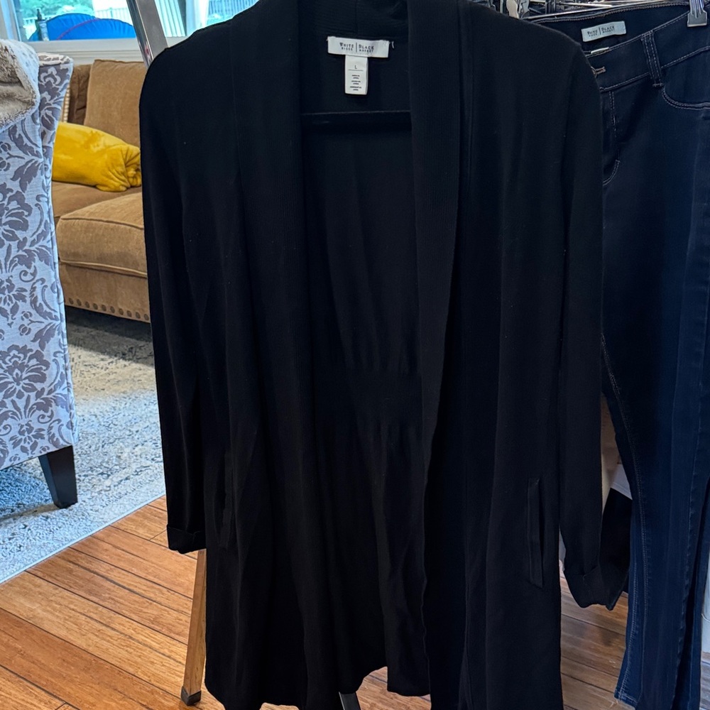 Torrid Black Open Front Cardigan